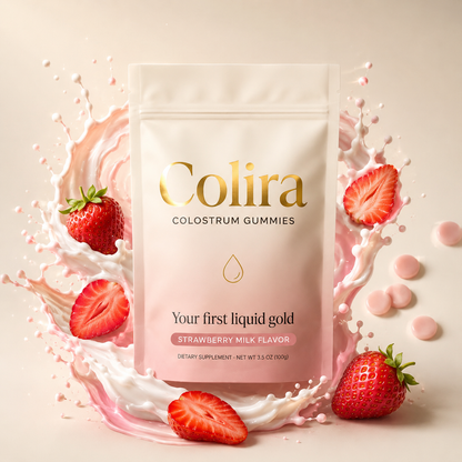 Colira's Viral Colostrum Gummies | Your First Liquid Gold - Bloat Relief & Baby-Soft Skin